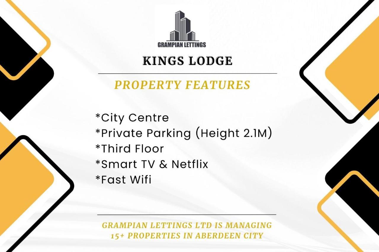 Kings Lodge - Grampian Lettings Ltd Абердин Экстерьер фото